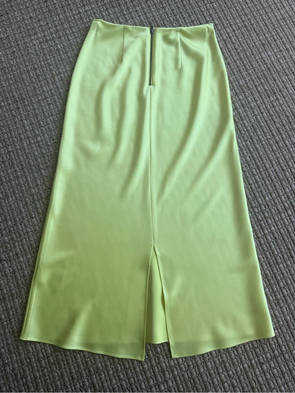 Alice and Olivia Light Green Women's Slip Skirt